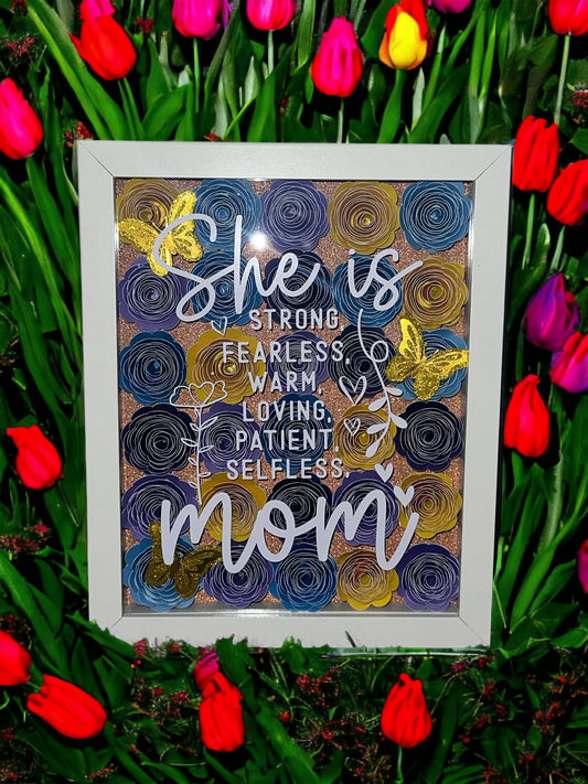 She Is....Mom Shadowbox, Mom Gift