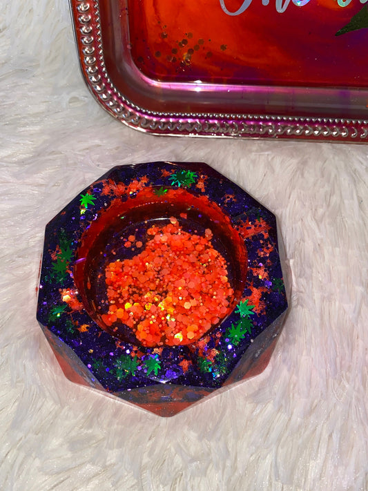 Rolling Tray Set: Stash Jar and Ashtray