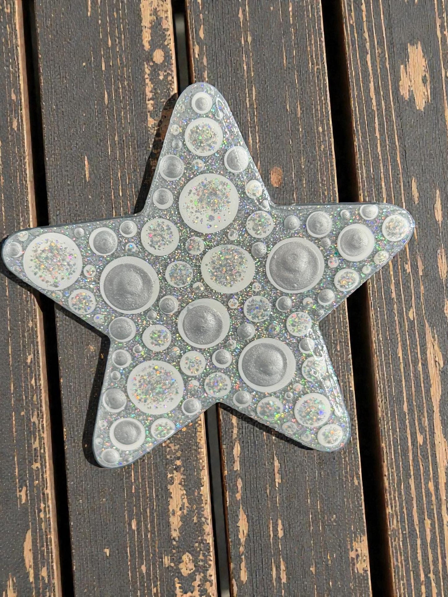 Cute Handmade Star Magnet - Handpainted Fridge Decor | Unique Handmade Gift