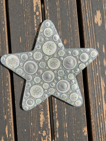 Cute Handmade Star Magnet - Handpainted Fridge Decor | Unique Handmade Gift