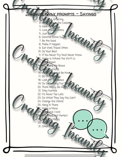 Handwriting Challenge Daily Prompts