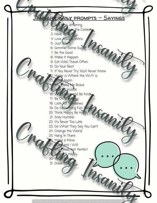 Handwriting Challenge Daily Prompts