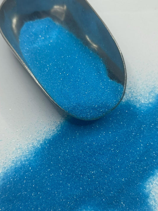 Neon Blue Fine Glitter: Polyester Craft Supply "Winter"