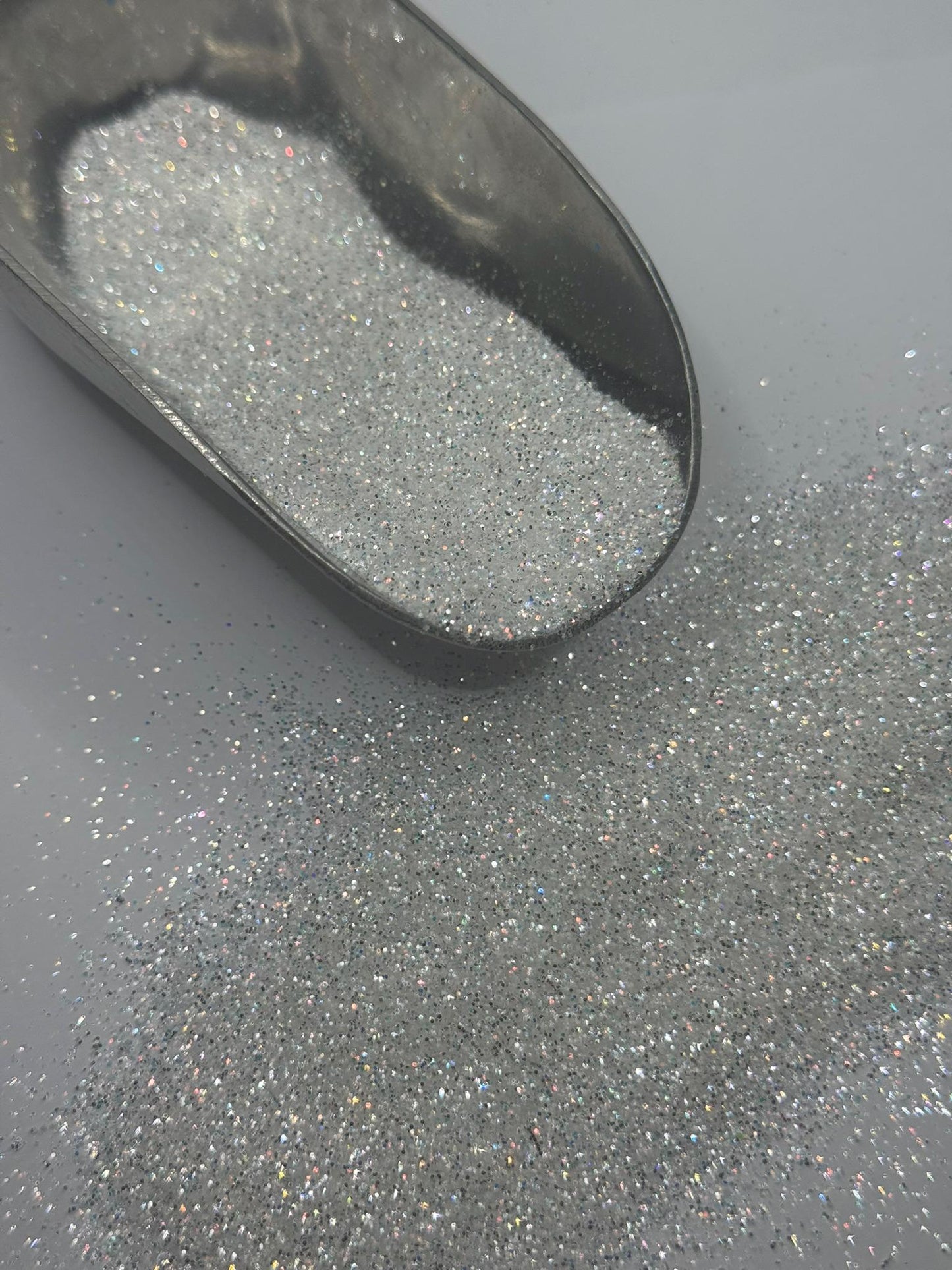 White Fine Polyester Glitter: Craft & Tumbler Supply "Cinderella"