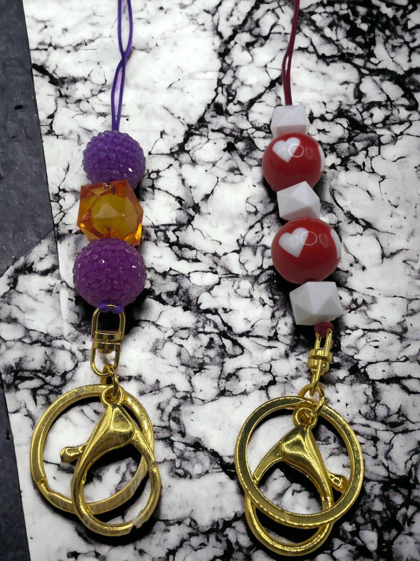 Bubblegum Bead Lanyards, Gifts for Students and Teachers, ID Lanyards, Badge Holder