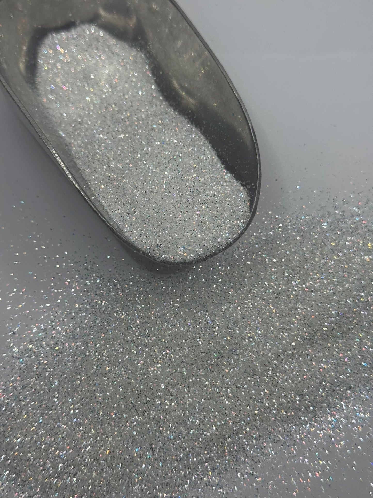 White Fine Polyester Glitter: Craft & Tumbler Supply "Cinderella"