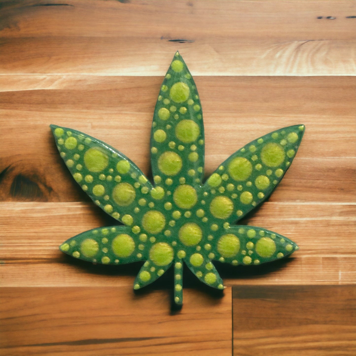 Green Leaf Magnet