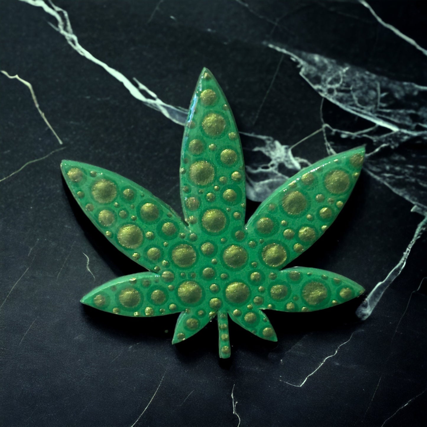 Green Leaf Magnet