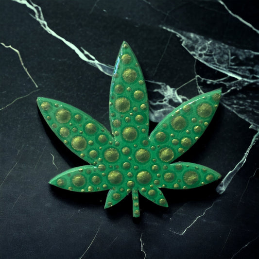 Green Leaf Magnet