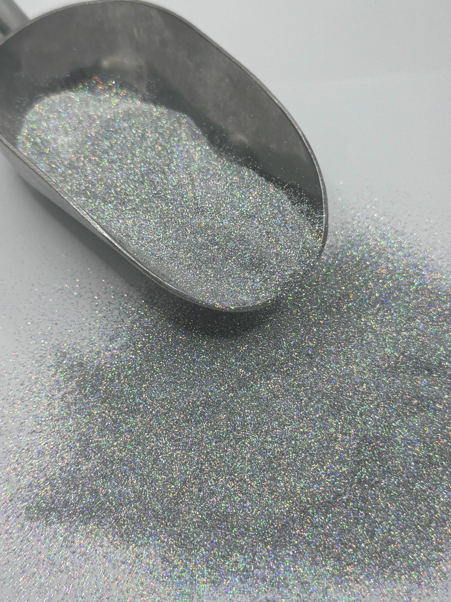 Silver Holographic Fine Glitter: DIY Craft Supply "Halo"