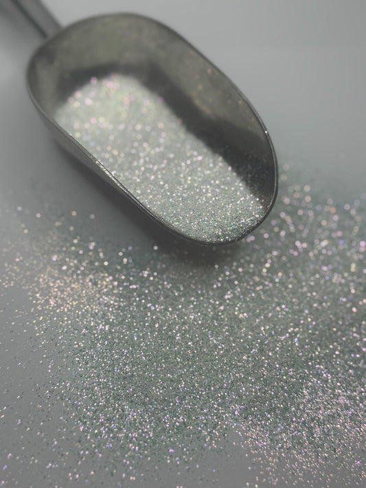 White Holographic Fine Glitter: Polyester Craft Supply "Enchanted"